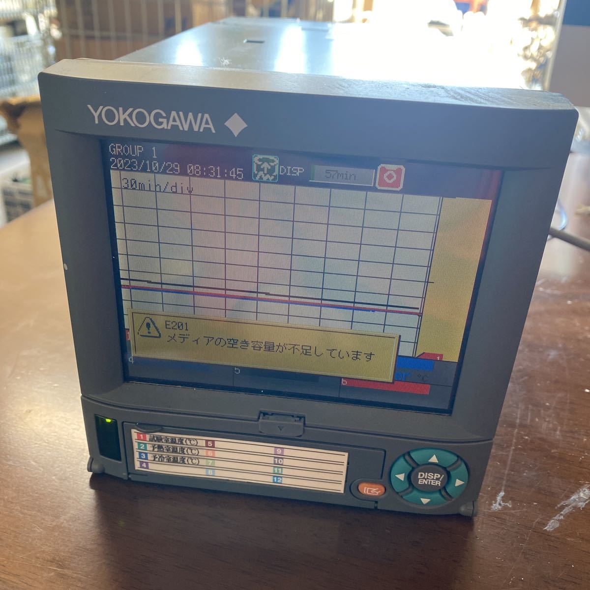 3K4005 YOKOGAWAペーパーレス記録機 DX1006-1-4-1保証付き