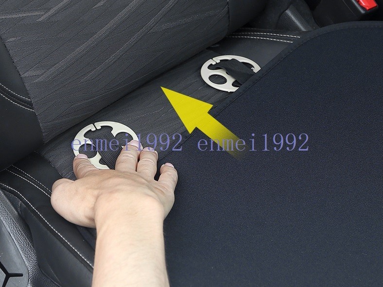 アルファロメオ ALFA ROMEO◎車用 シートクッション シートカバー 前座席用2枚 カーシートカバー フランネルの表面 滑り止め 座布団 低反発_画像5