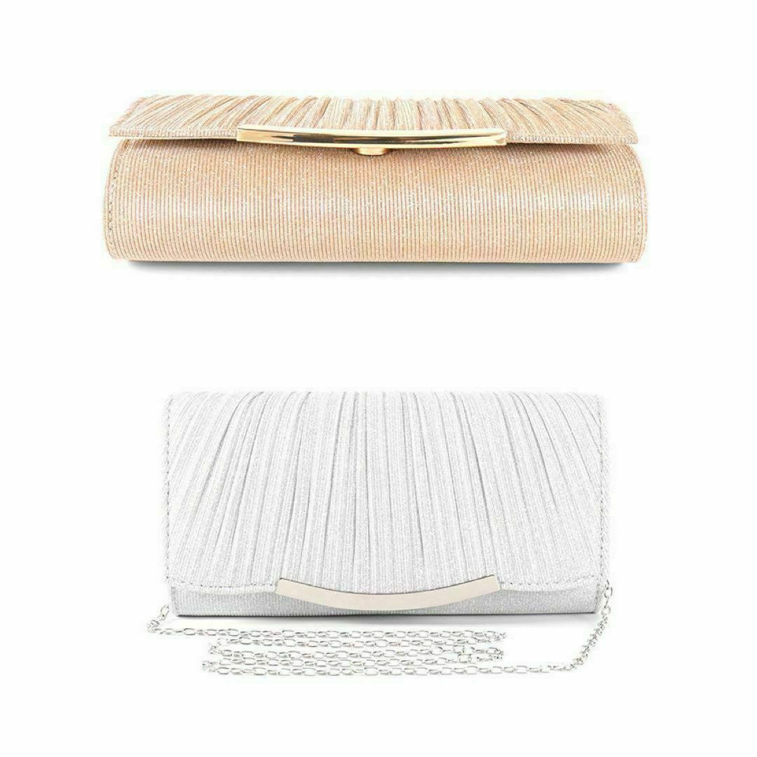  clutch bag party bag Gold 2way