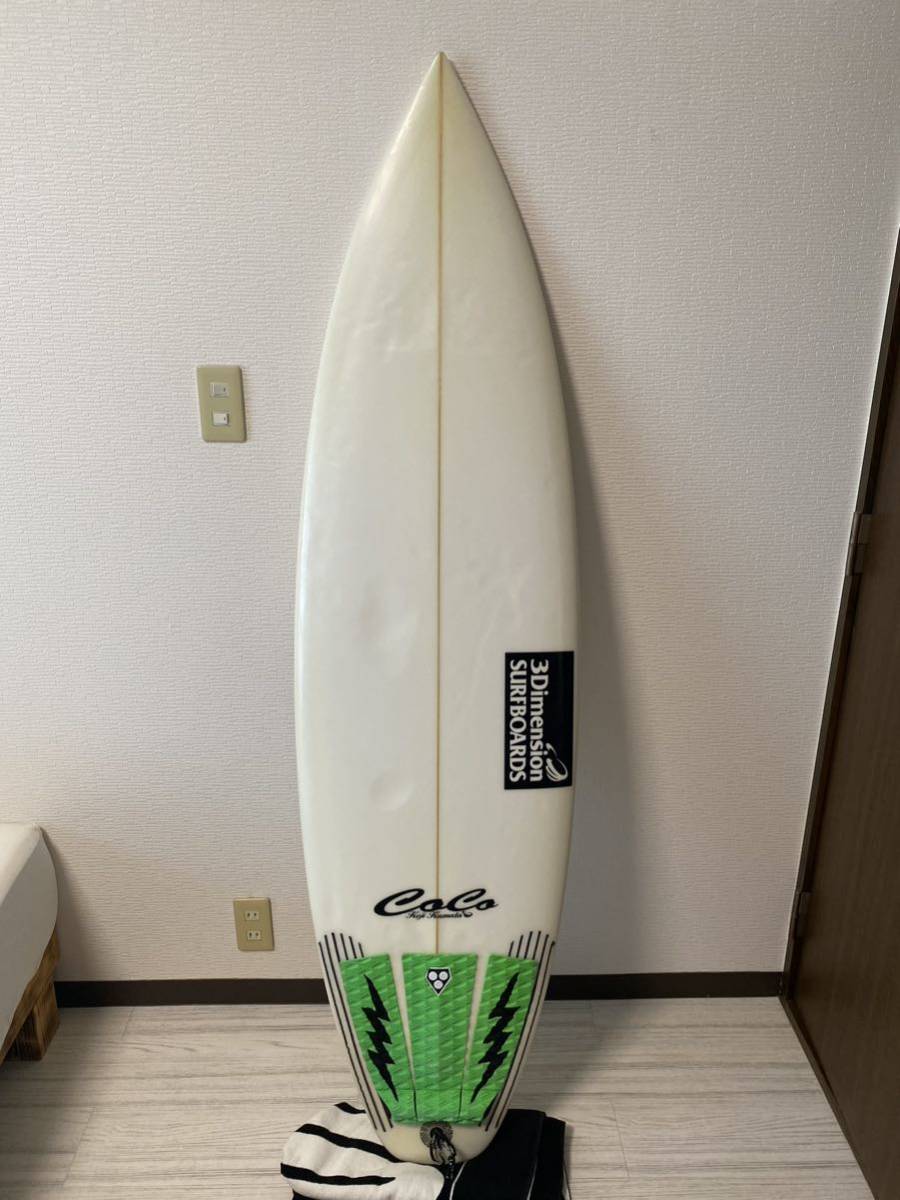 3dimension surfboards 5'8 FREAK PU 千葉県一宮周辺で手渡し限定_画像1