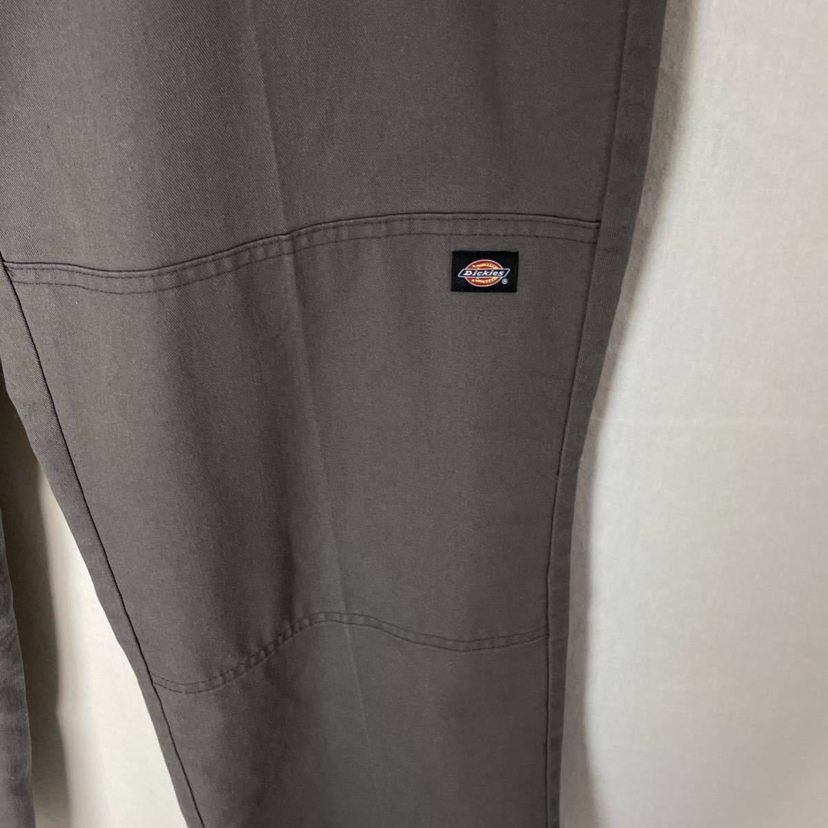 ディッキーズ　ワークパンツ ダブルニー 古着　36×30 グレー　ヴィンテージ WORK WEAR_画像3