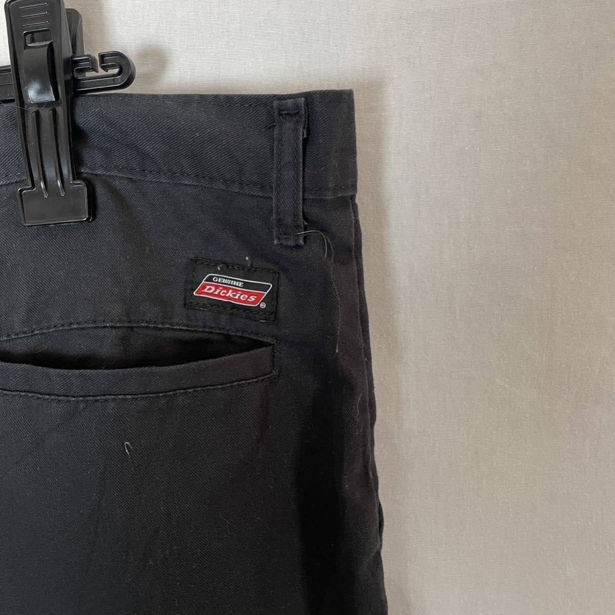 genuine dickies ワークパンツ 古着　ブラック　ヴィンテージ WORK WEAR_画像3