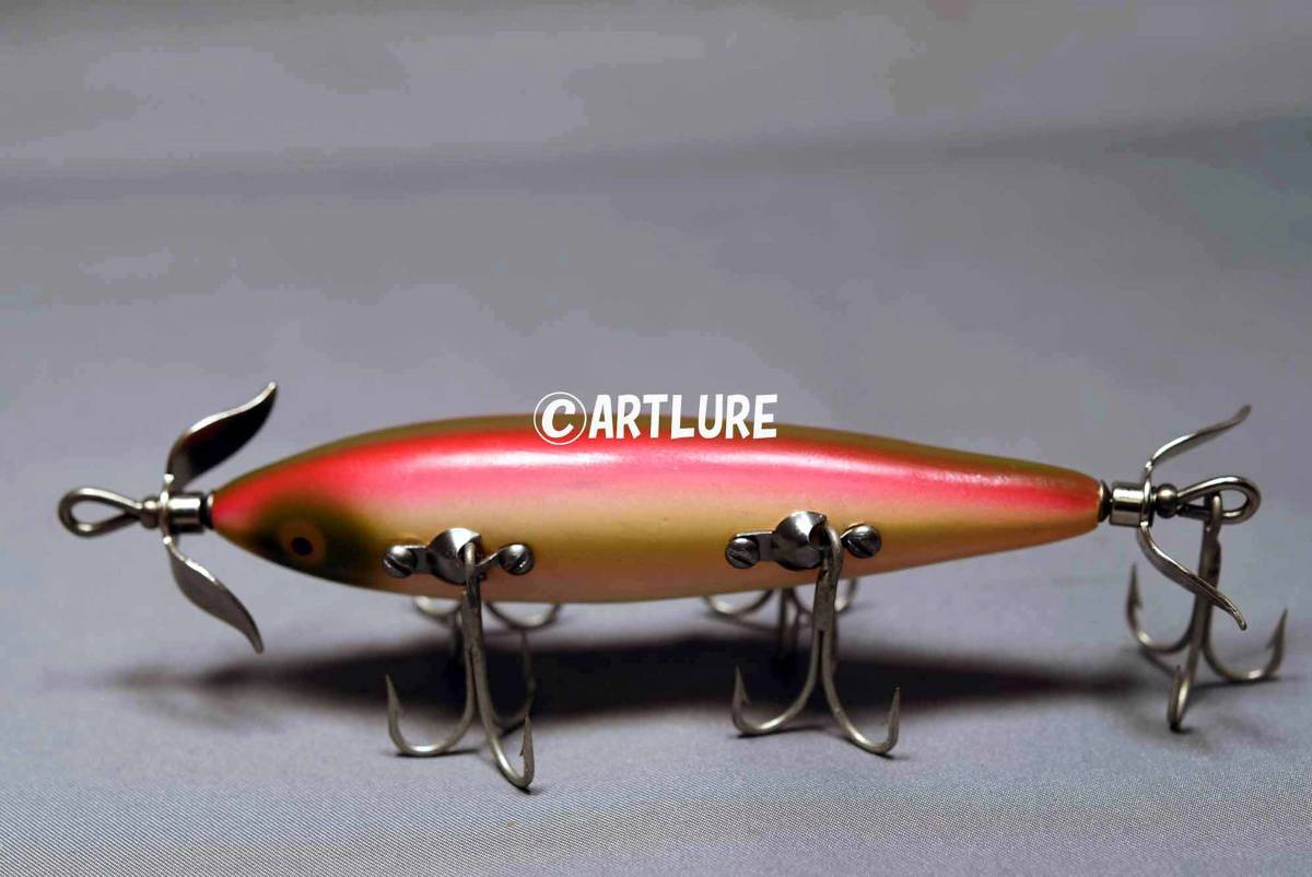 VINTAGE WOODEN LURE HEDDON ( 4006-J2P)USA MADE #OLDLURE VINTAGE WOODEN LURE HEDDON ( 4006-J2P)USA MADE #OLDLURE