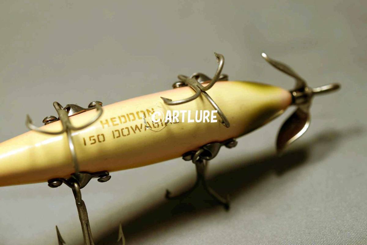 VINTAGE WOODEN LURE HEDDON ( 4006-J2P)USA MADE #OLDLURE VINTAGE WOODEN LURE HEDDON ( 4006-J2P)USA MADE #OLDLURE
