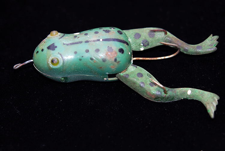 即納可能】 VINTAGE LURE HALIK MOOSE LAKE MINN,FROG （B156-J2P ）USA MADE #OLDLURE  #ARTLURE_VINTAGE ＃ヴィンテージルアー ヘドン