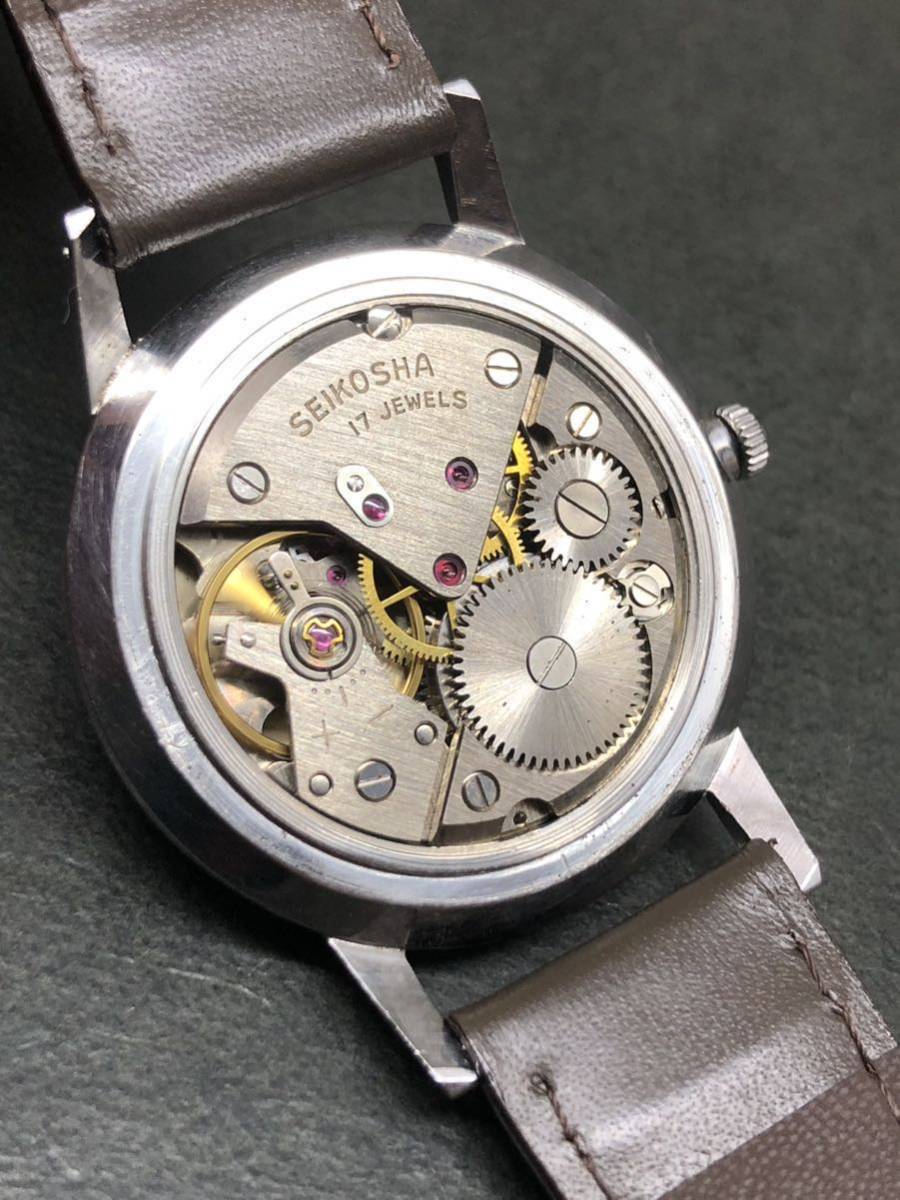 希少 セイコー【ローレル】1960年製造 17石/手巻き/裏蓋鶴刻印 希少 セイコー【ローレル】1960年製造 17石/手巻き/裏蓋鶴刻印