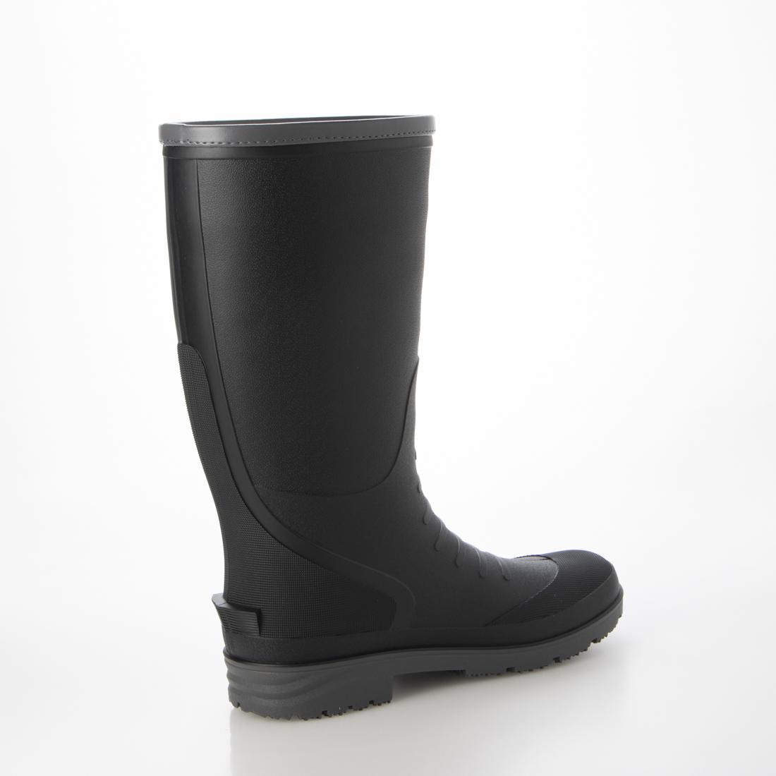 [ new goods unused ] rain boots men's black S black 23081