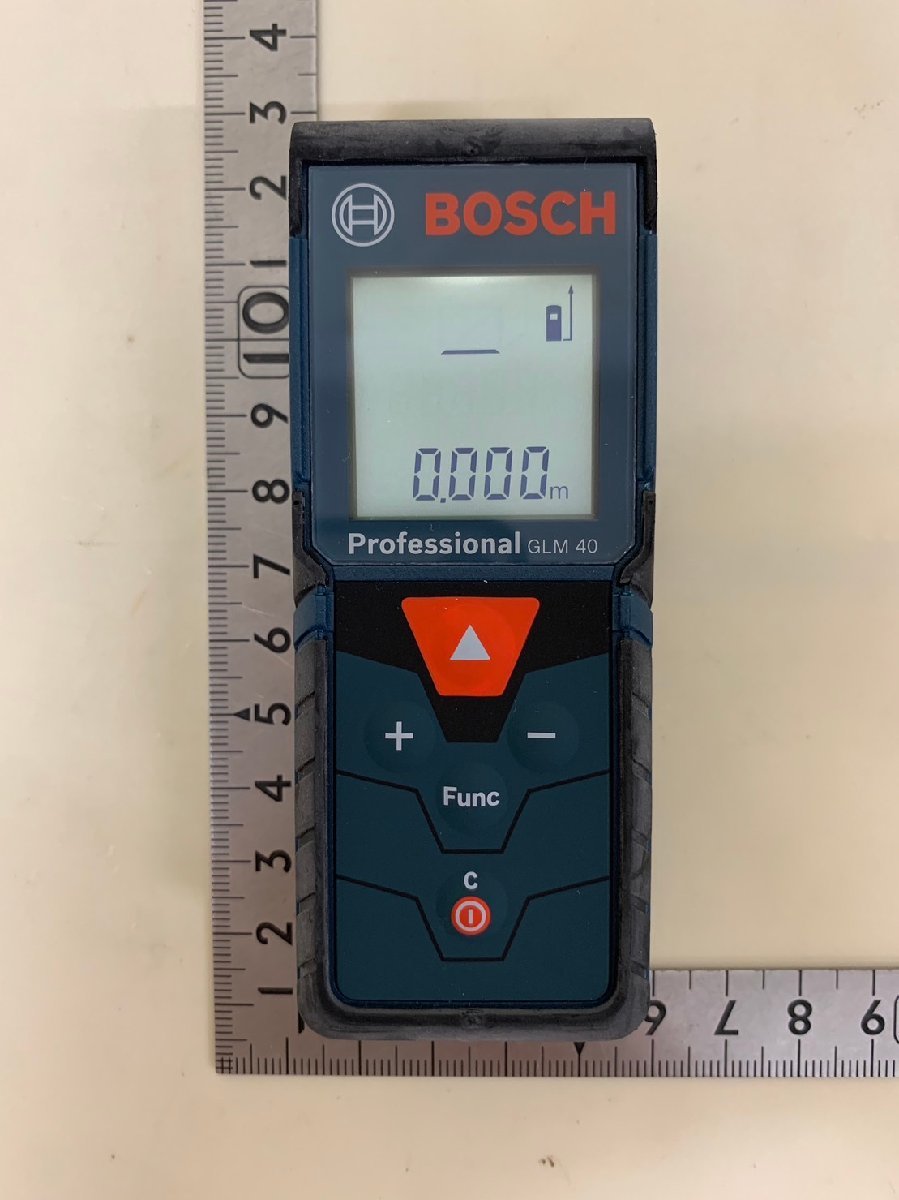 BOSCH ボッシュ レーザー距離計 GLM40 Professional 測定工具 2017年製 通電OK_画像2