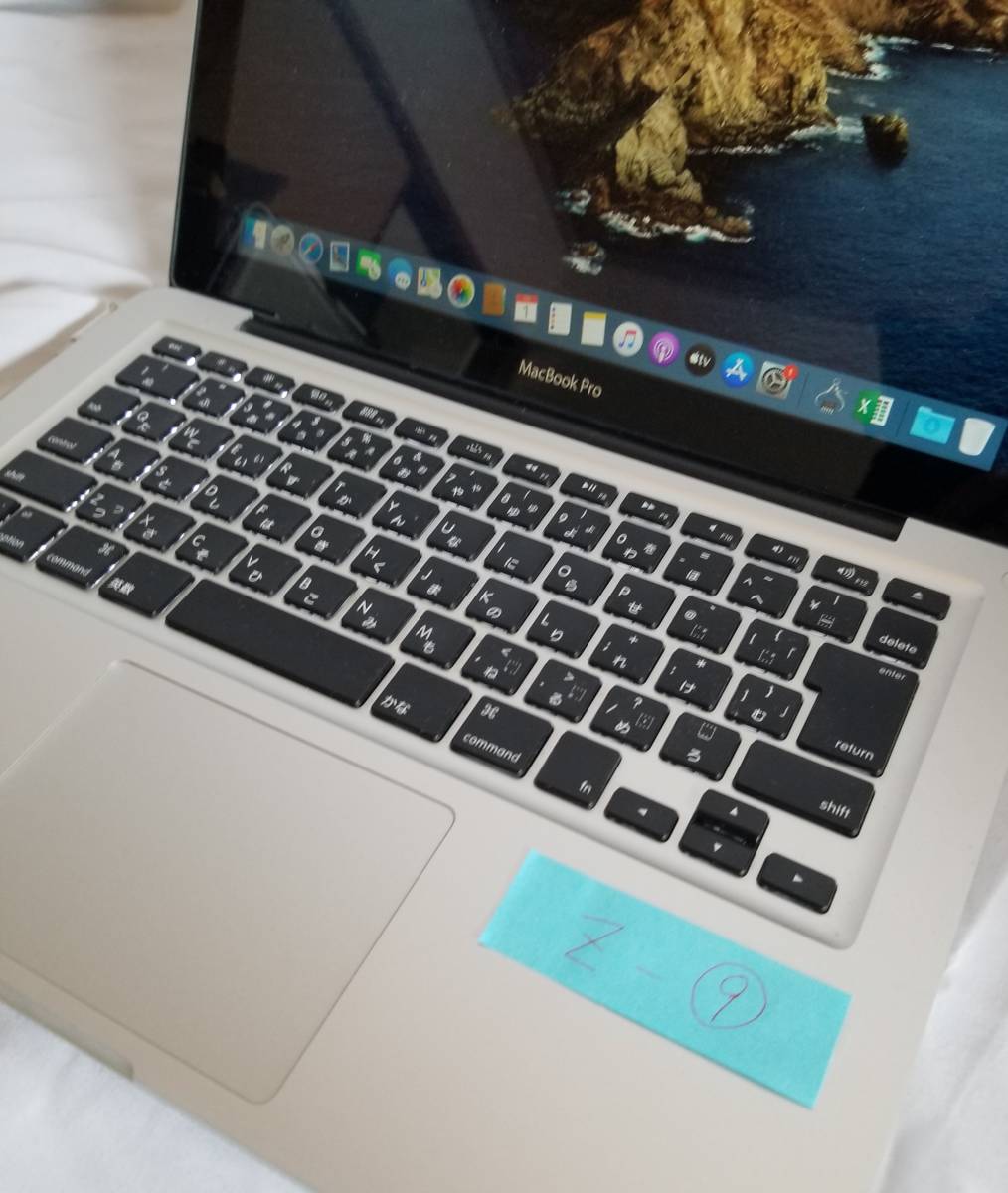 Z-9 MacBook Pro 13-inch 2012  新品 SSD 240GB搭載 os Catalina mac office 付き 新品バッテリー 売り切り対応 格安出品の画像2