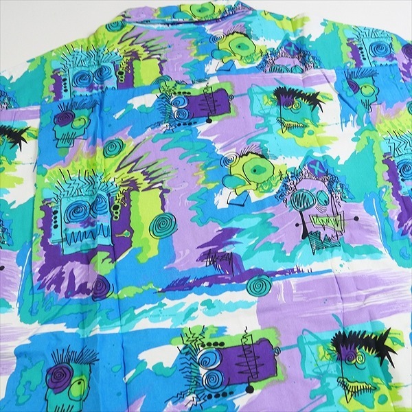 STUSSY ステューシー VINTAGE ALOHA SHIRTS アロハシャツ 青 Size 【L】 【新古品・未使用品】 20776550_画像3