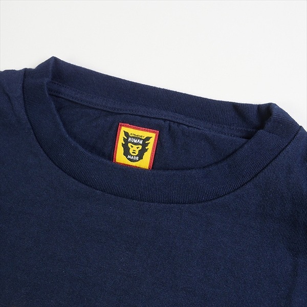 HUMAN MADE ヒューマンメイド 23AW GRAPHIC L/S T-SHIRT #5 HM26CS008 Navy ロゴロンT 紺 Size 【XL】 【新古品・未使用品】 20778096_画像3