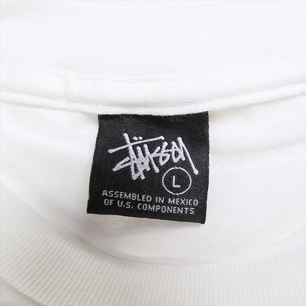STUSSY ステューシー ×123klan World Tour White Tシャツ 白 Size 【L】 【新古品・未使用品】 20779190_画像5