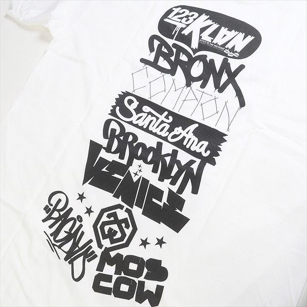 STUSSY ステューシー ×123klan World Tour White Tシャツ 白 Size 【L】 【新古品・未使用品】 20779190_画像3