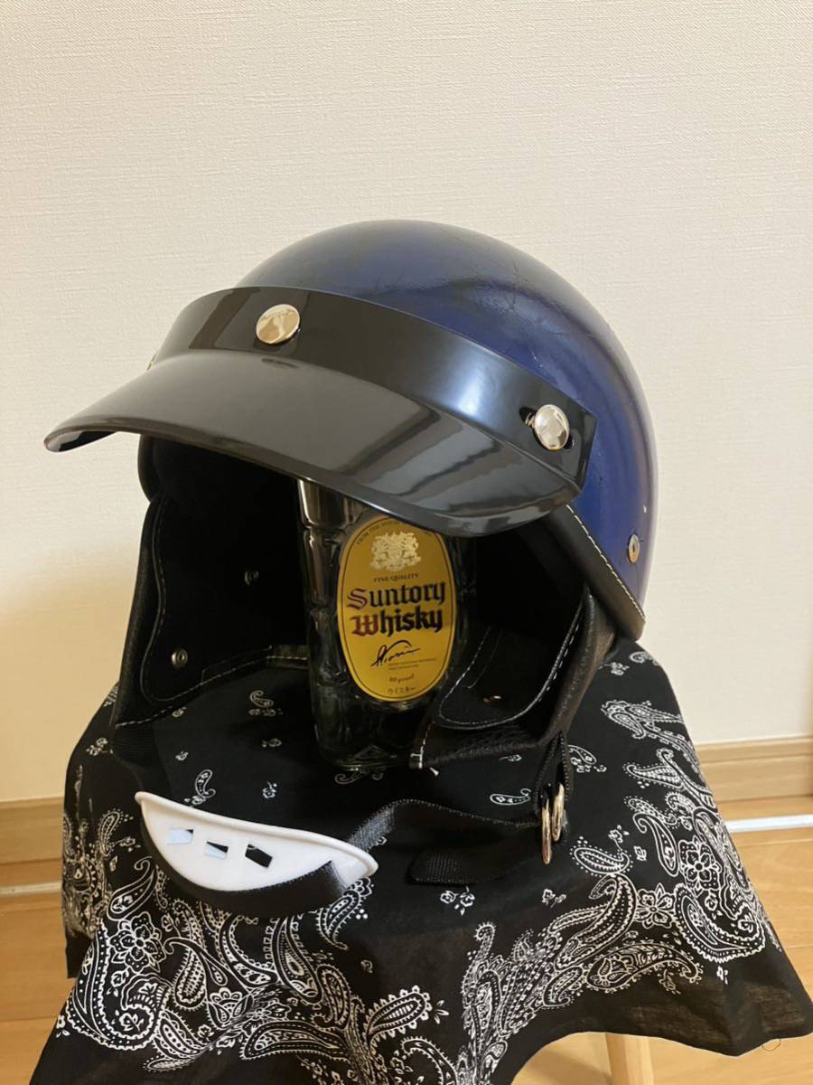 未使用 自家塗装 ヘルメット ショーティー オーシャンビートル ハーフ ジェット フルフェイス tt&co buco bell 半キャップ|代購幫