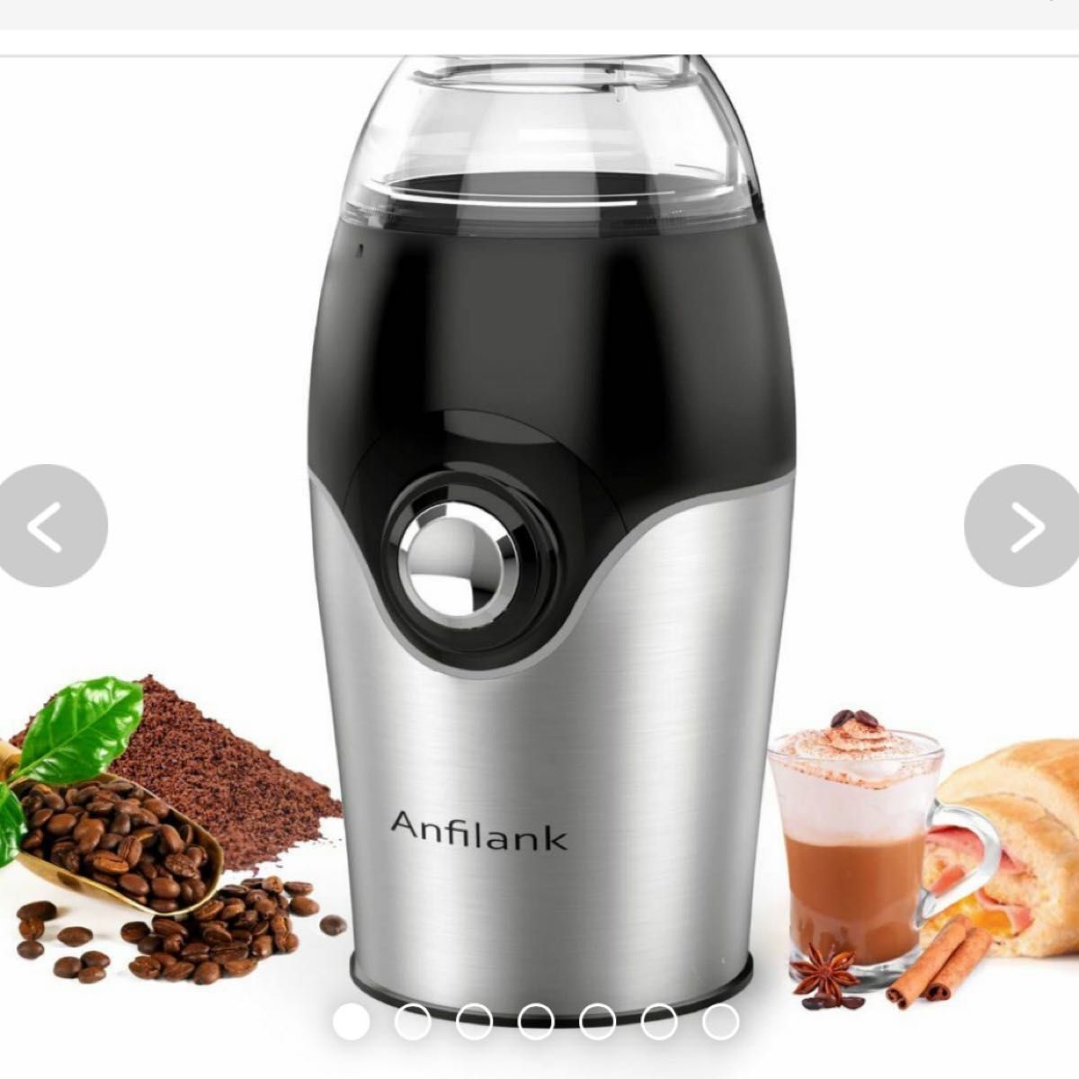 電動コーヒーミル コーヒーミル 電動 大容量 コンパクト 金属刃 電動コーヒーミル コーヒーミル 電動 大容量 コンパクト 金属刃