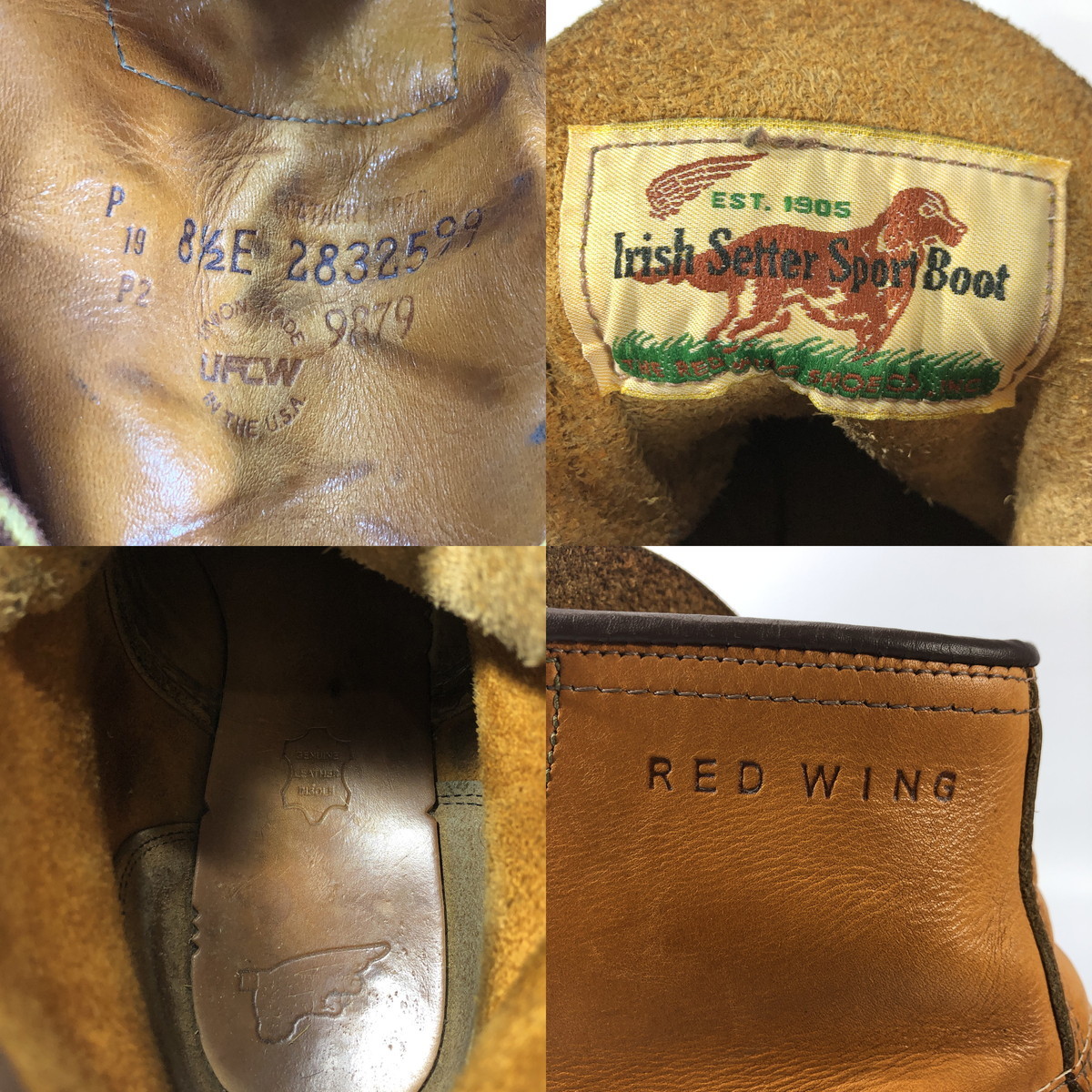 REDWING レッドウィング 9879 ゴールドゴールドラセット 8.5 E REDWING レッドウィング 9879 ゴールドゴールドラセット 8.5 E