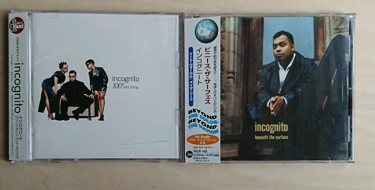 ビニース ザ サーフェス インコグニート incognito 100° and risinng