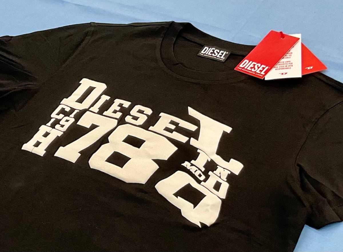 ディーゼル　Tシャツ 1123　XLサイズ　ブラック　新品 タグ付　ギフトにも　DIESEL　T-DIEGOR-G7　A08665 0AAXJ_画像7