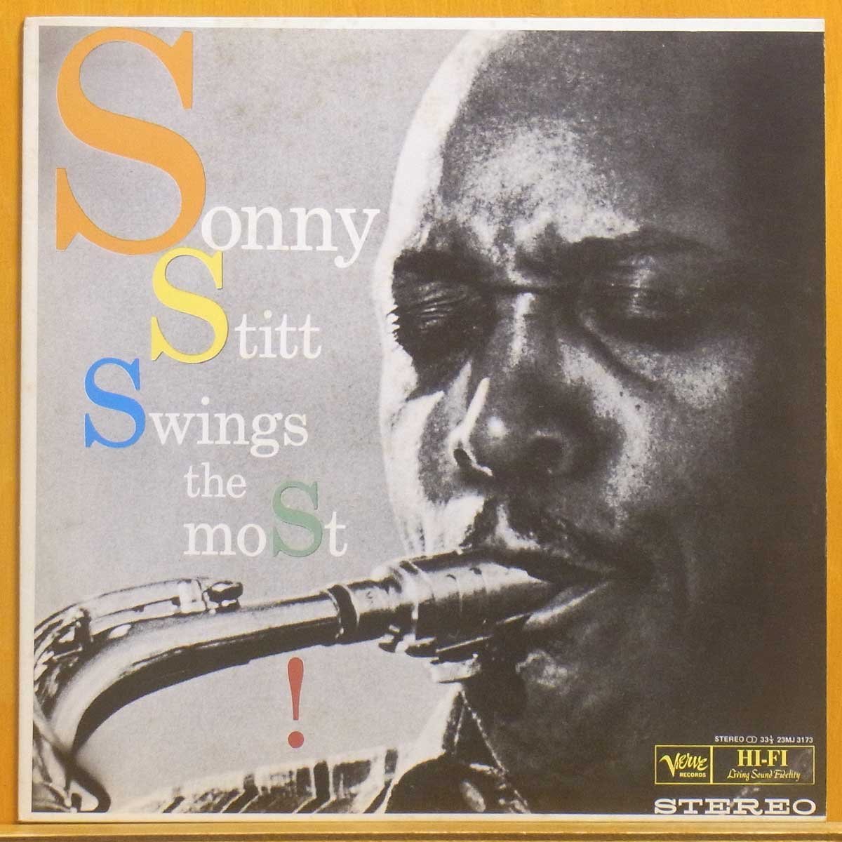 ●美盤!名盤!MONO!★Sonny Stitt(ソニー・ステット)『Swings The Most(スウィングズ・ザ・モスト)』JPN LP #61138の画像1