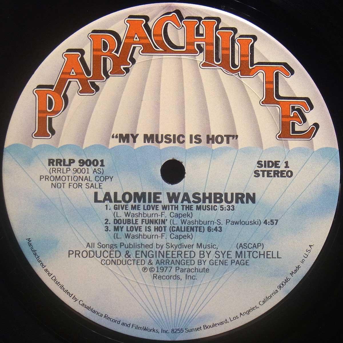 ◇美盤!ダブル洗浄済!★Lalomie Washburn(ラロミー・ワッシュバーン)『My Music Is Hot』 USオリジLP #61149の画像3