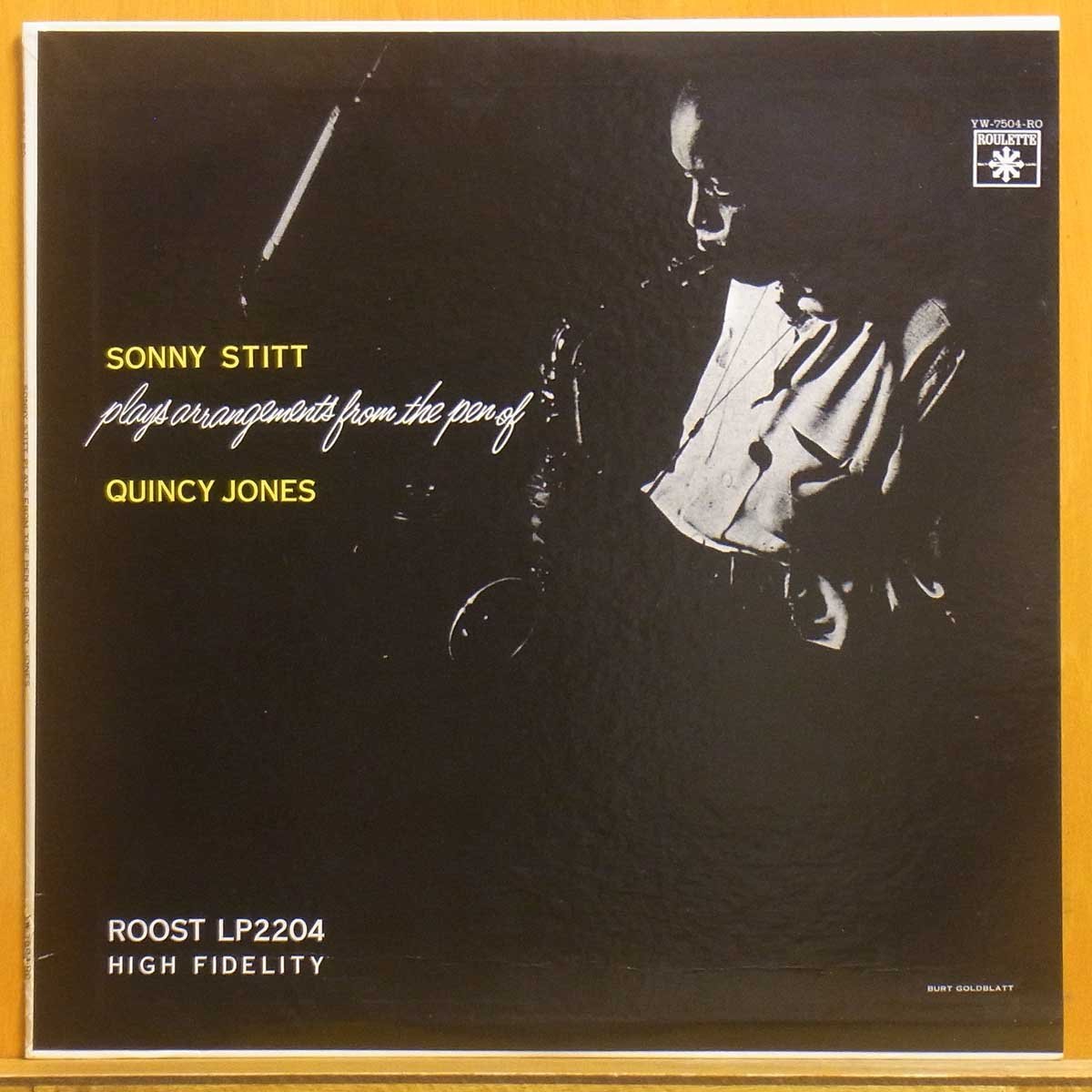 ●美盤!MONO!名盤!★Sonny Stitt(ソニー・ステット)『Plays Arrangements From The Pen Of Quincy Jones』JPN LP #61162_画像1