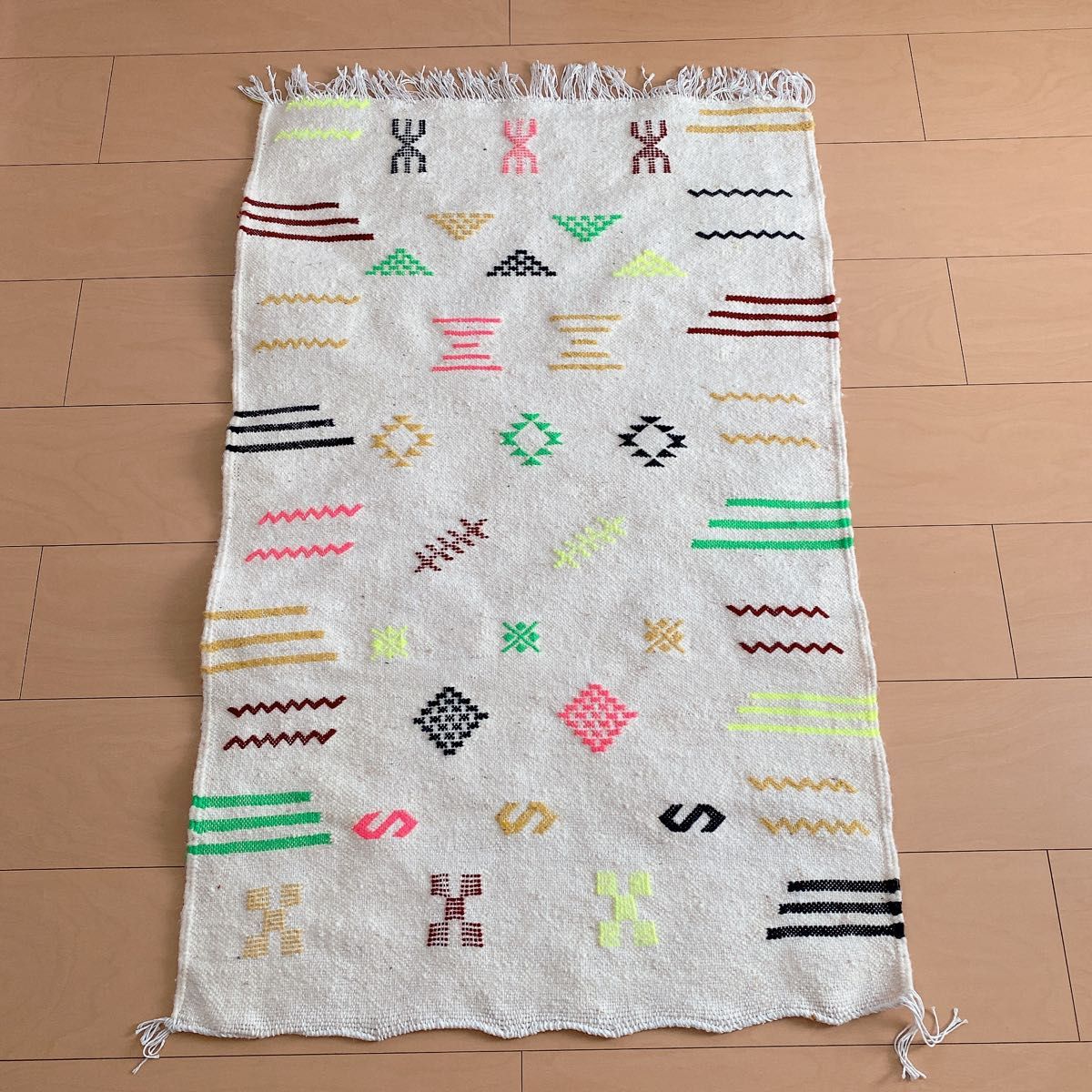 モロッコ ラグ 約60×95cm-