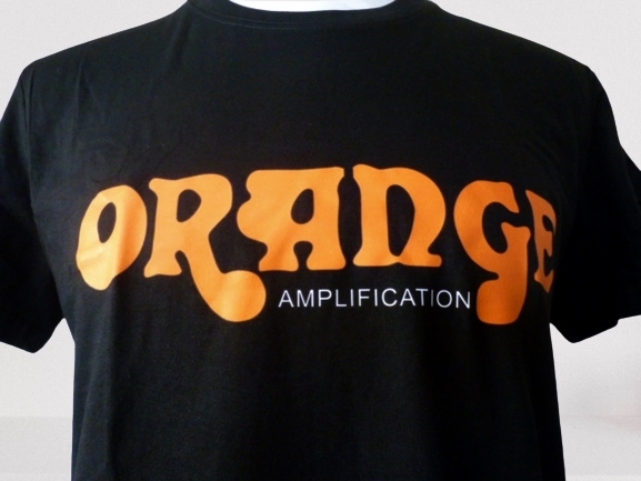 ■Orange（オレンジ）Tシャツ（サイズＬ)ブラック【新品】_画像3