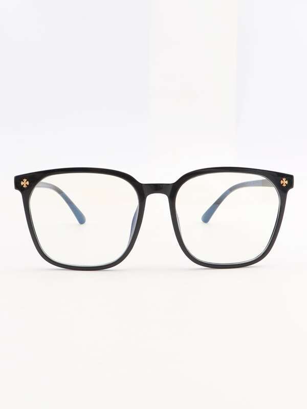 メンズ アクセサリー メガネorアクセサリー 男性用 眼鏡 プラスチック製 スクエア型 メタルパーツ 疲れにくい ブルーライトカッ_画像3