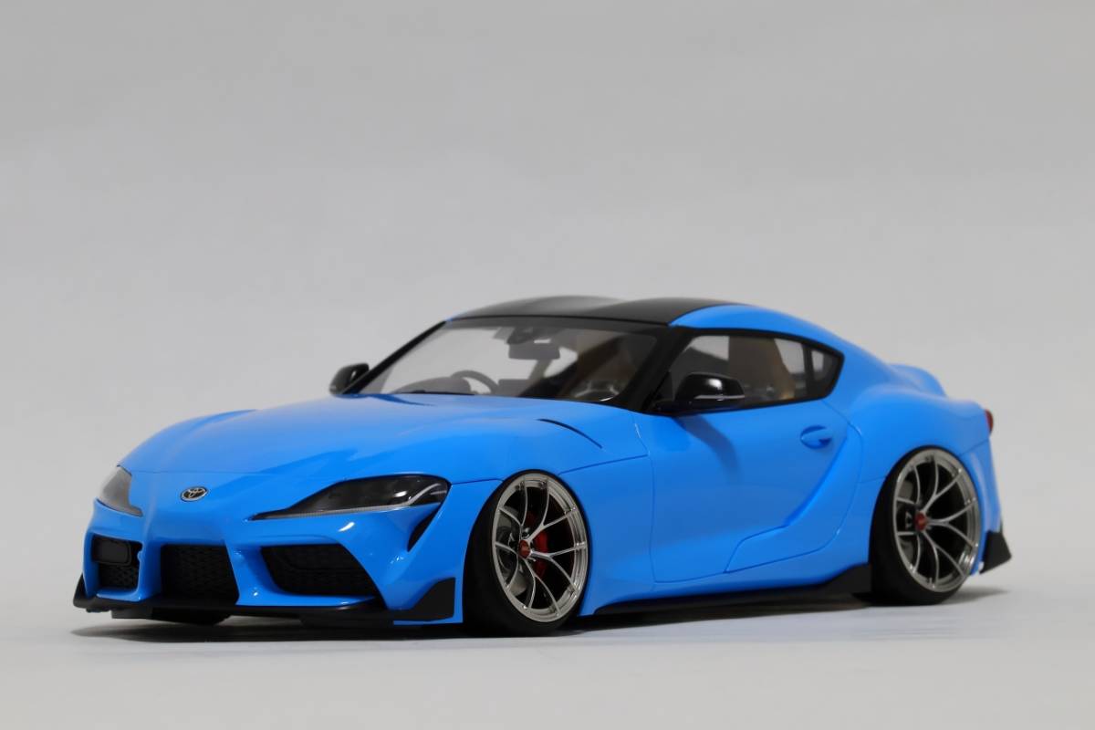 1/24 Tamiya A90 Supra Sky blue RI-D final product 