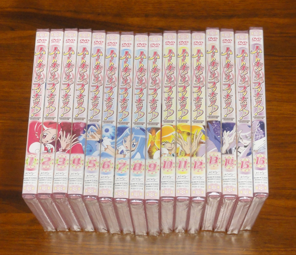新品 DVD　ハートキャッチプリキュア! 初回版全16巻セット