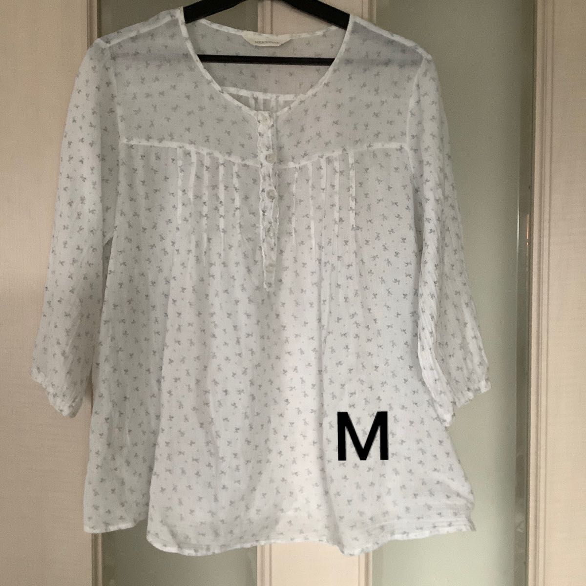 最も優遇の ドゥロワー 七分袖 ウールカットソー 黒 Size M Tシャツ