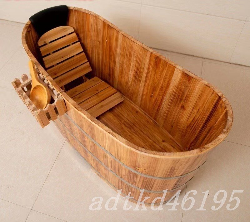 新入荷★高品質 木製　美容院　お風呂　成人　風呂バケツ　サウナ　家庭用　シャワー