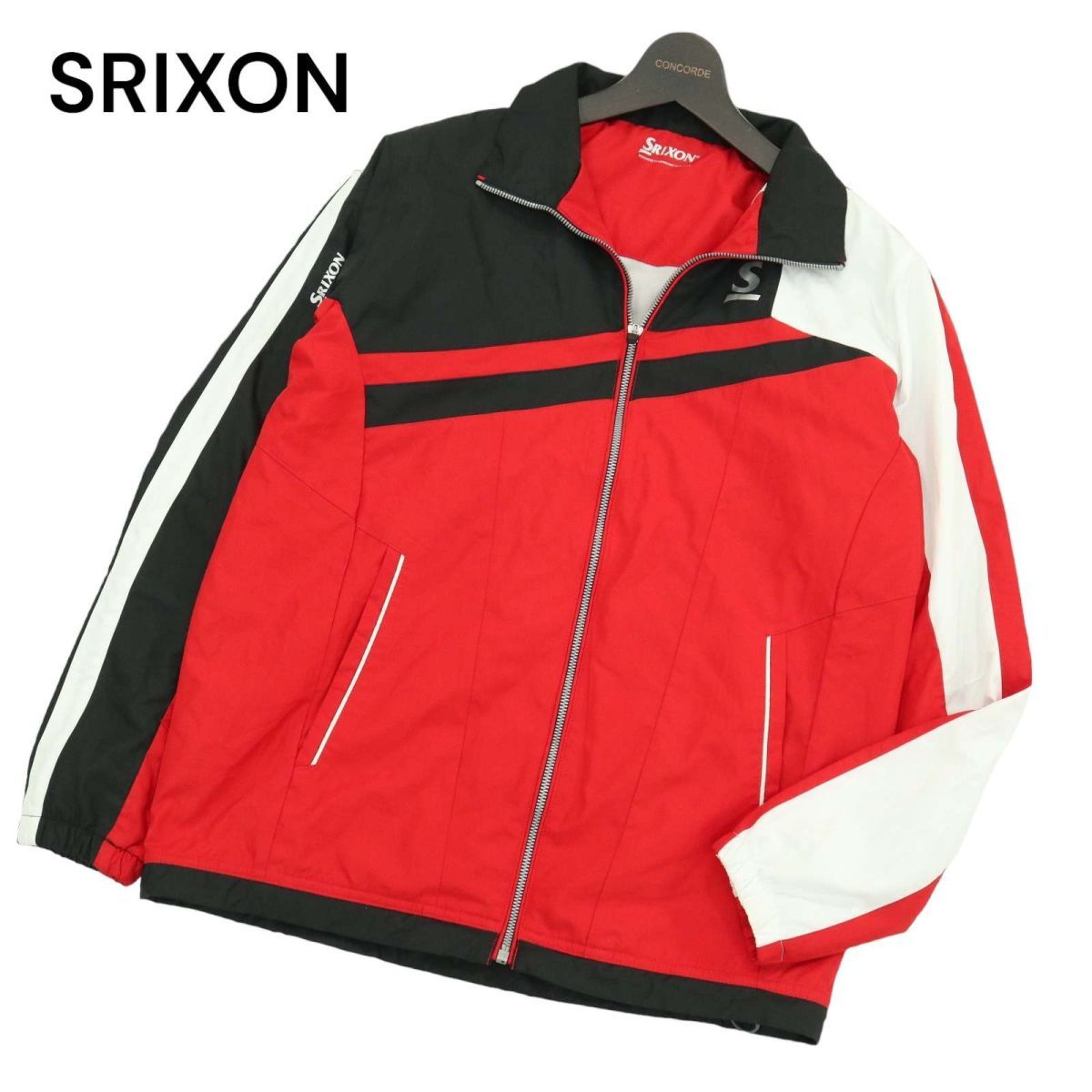 SRIXON スリクソン 秋冬 防風 撥水★ テニスウェア ユニセックス ウィンド ジャケット Sz.M　メンズ　A3T11153_9#N_画像1