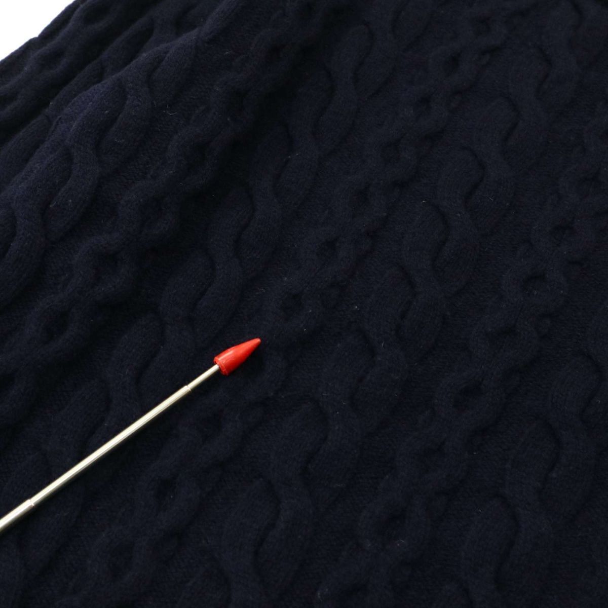 BEAUTY&YOUTH United Arrows Британия производства шерсть 100%*UKya-n Fisherman вязаный свитер Sz.S мужской темно-синий A3T11773_A#K