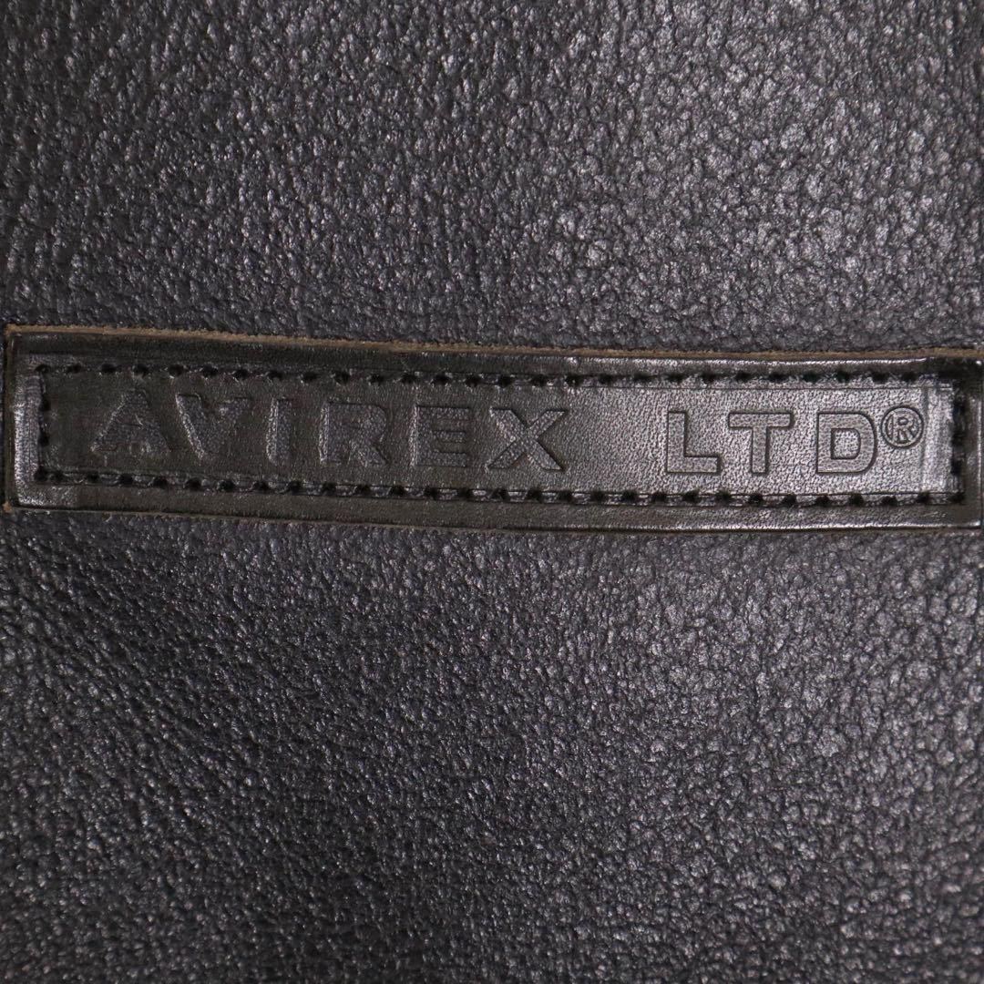 【未使用品 サイズ48】AVIREX B-3 ムートンジャケット ブラック