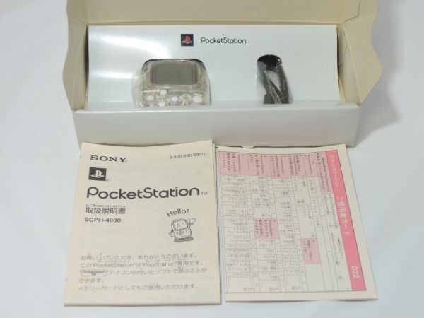  new goods storage goods SONY Sony POCKET STATION PocketStation SCPH-4000 crystal 