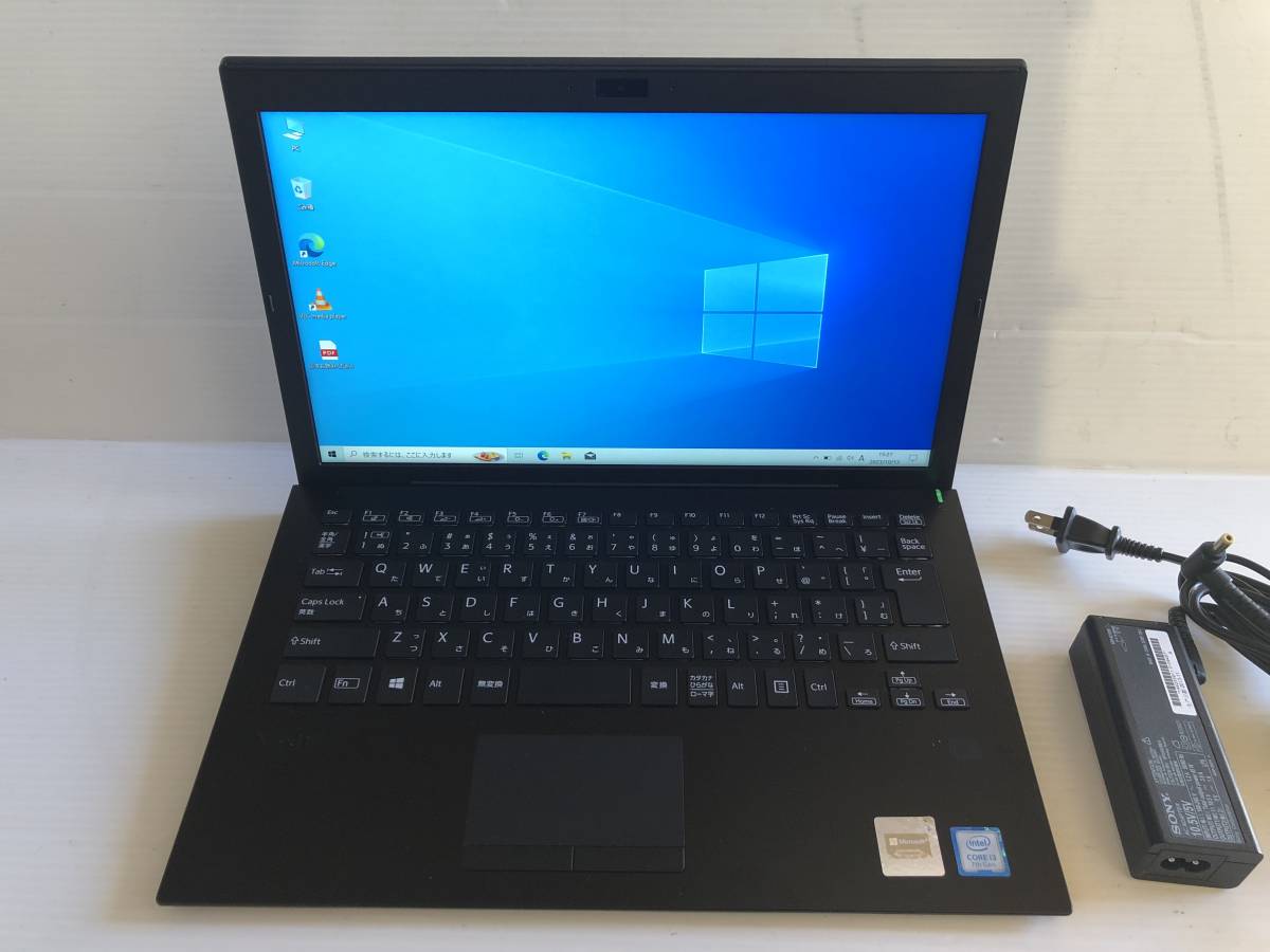 VAIO PG VJPG11C12N ７世代　Core i3-7100U RAM 4GB M.2 SSD 128GB HDMI LTE 指紋　Windows10 office_画像1