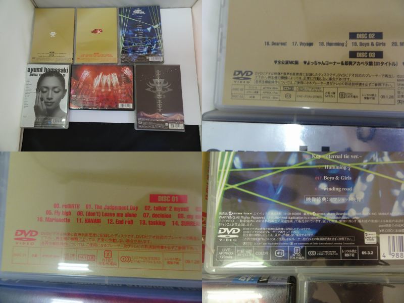 SH465★DVD 浜崎あゆみ5点セット ayumi hamasaki A museum, STADIUM TOUR 2002, 他 セル版 盤面良好 ケース付き_画像3