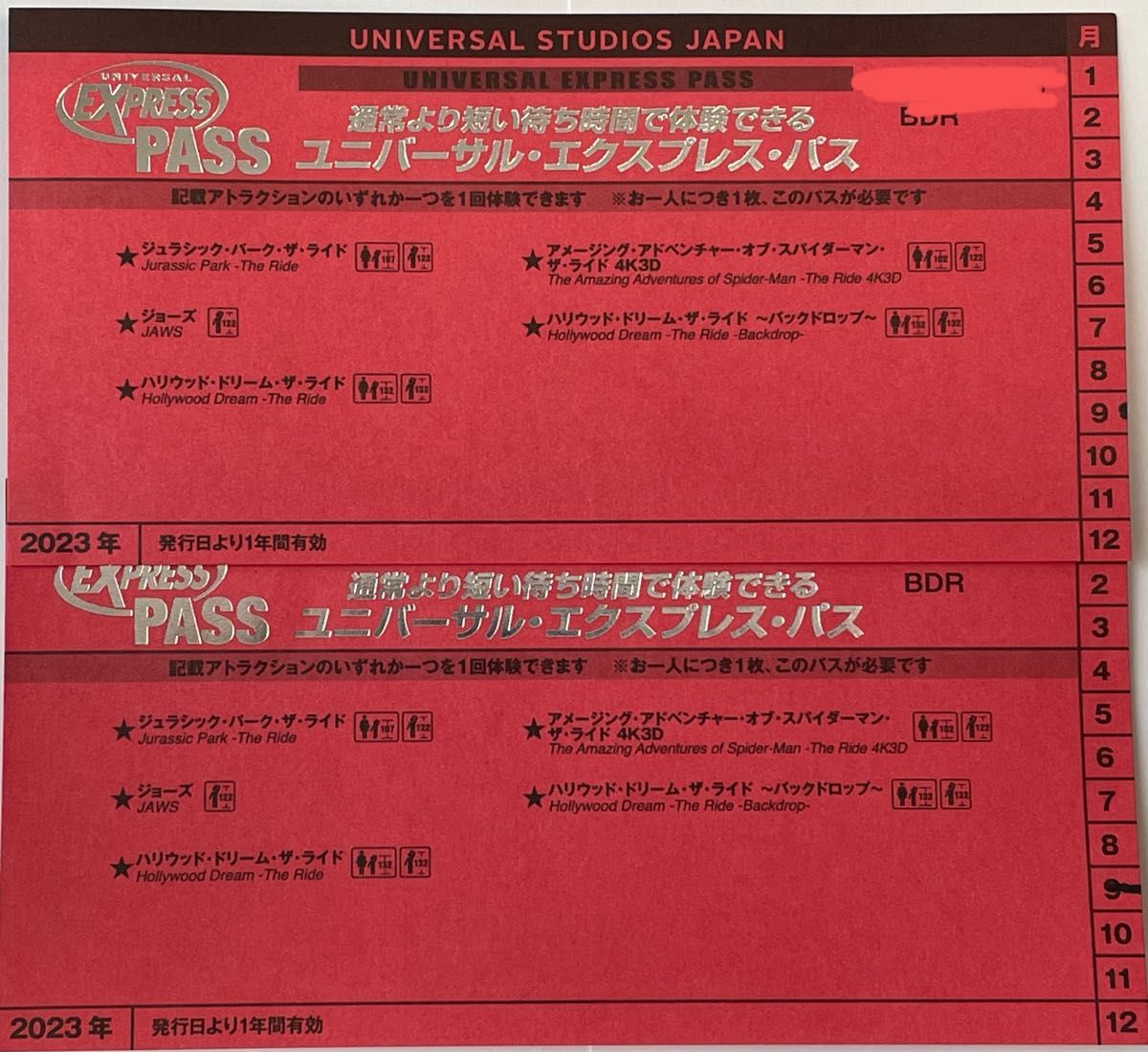 USJ エクスプレスパス ファストパス チケット ユニバーサルスタジオ