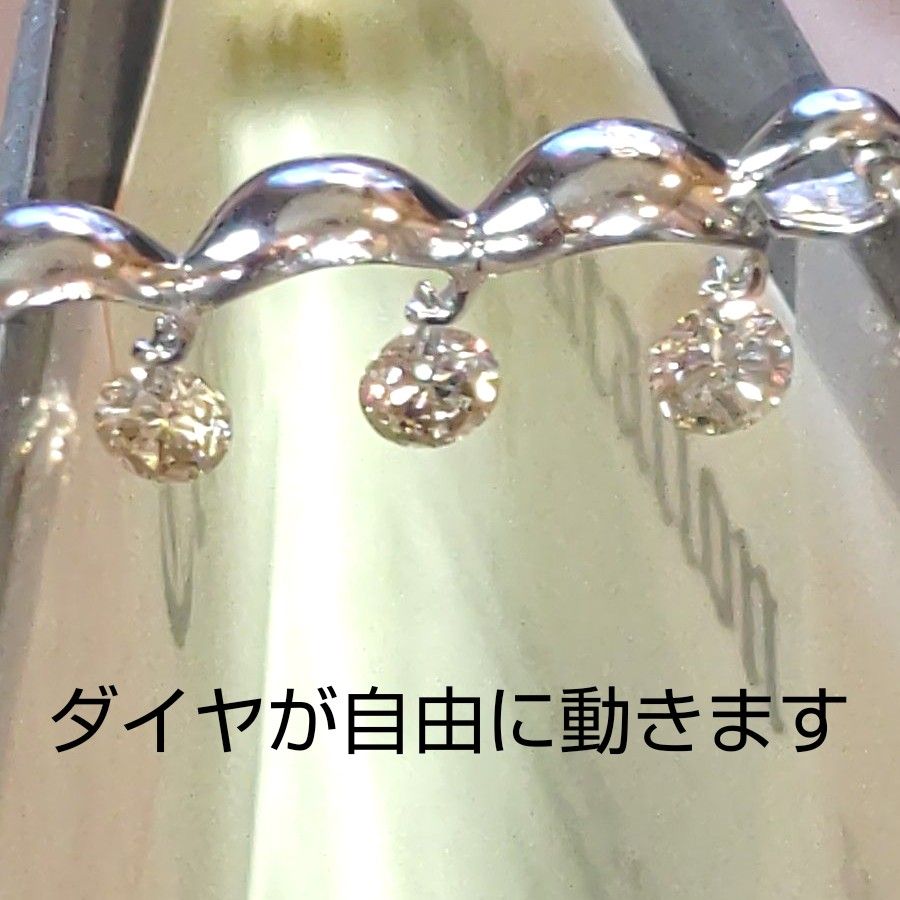◆K18WG天然ブラウンダイヤモンド D 0.7ct.デザインネックレス ◆美品