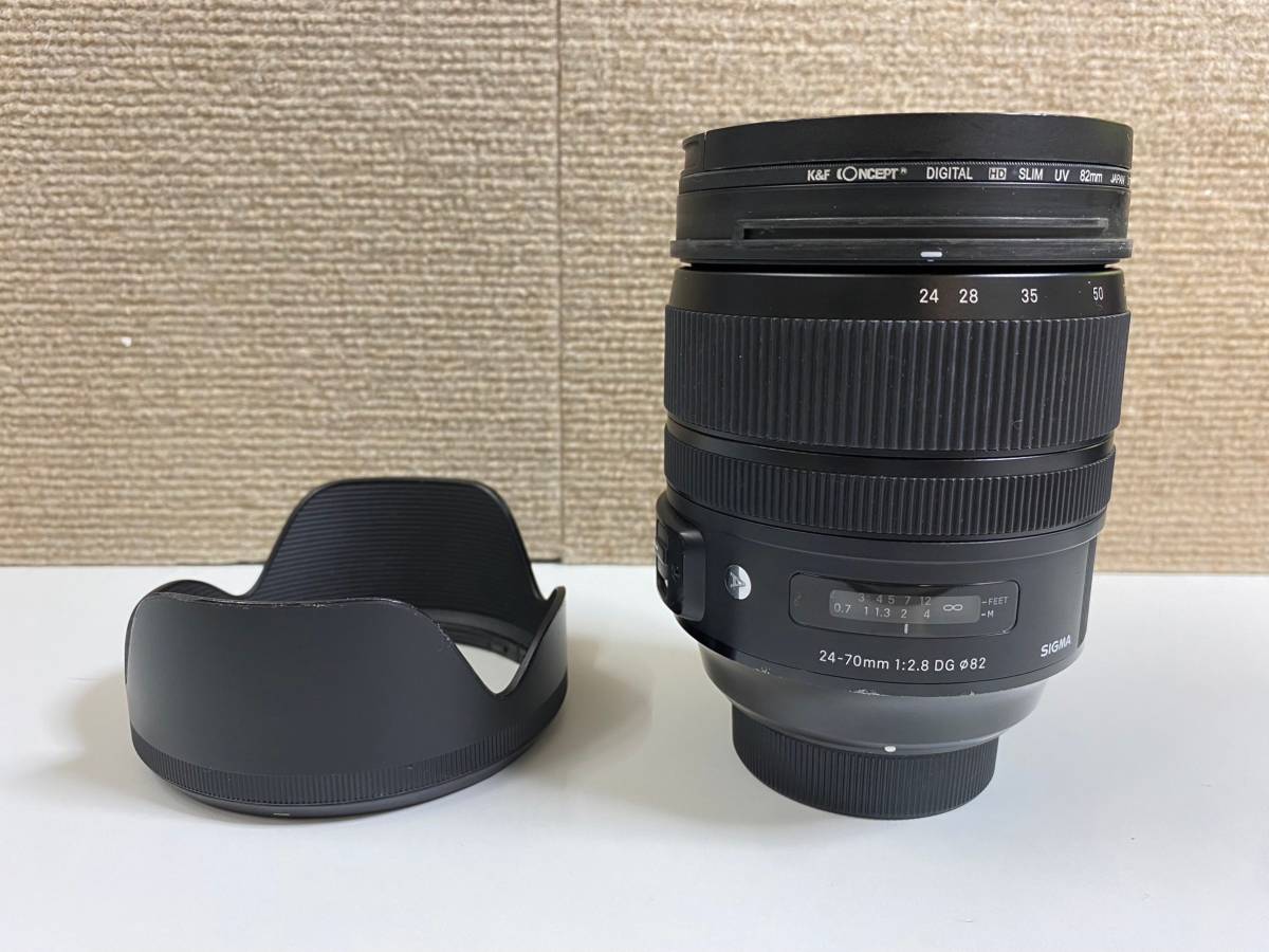 中古品 SIGMA 24-70mm F2.8 DG OS HSM Art ニコンFマウント_画像1