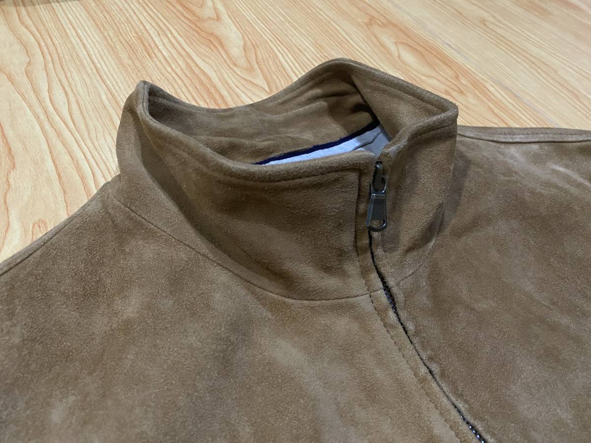  free shipping *BRUNELLO CUCINELLI* Brunello Cucinelli. suede material. blouson *L* regular price approximately 130 ten thousand jpy * Italy made 