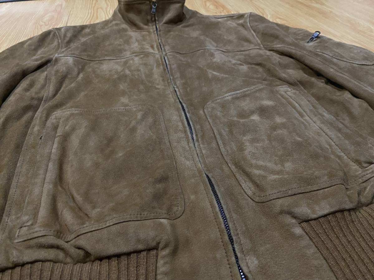  free shipping *BRUNELLO CUCINELLI* Brunello Cucinelli. suede material. blouson *L* regular price approximately 130 ten thousand jpy * Italy made 