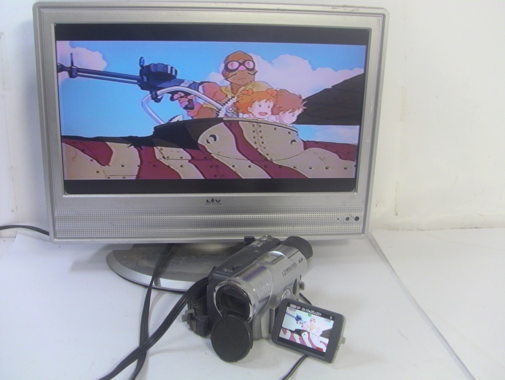 【動作確認済み・MiniDVビデオカメラ・ダビングにご使用ください！】Panasonic MiniDVビデオカメラ NV-GS120/0547_画像1