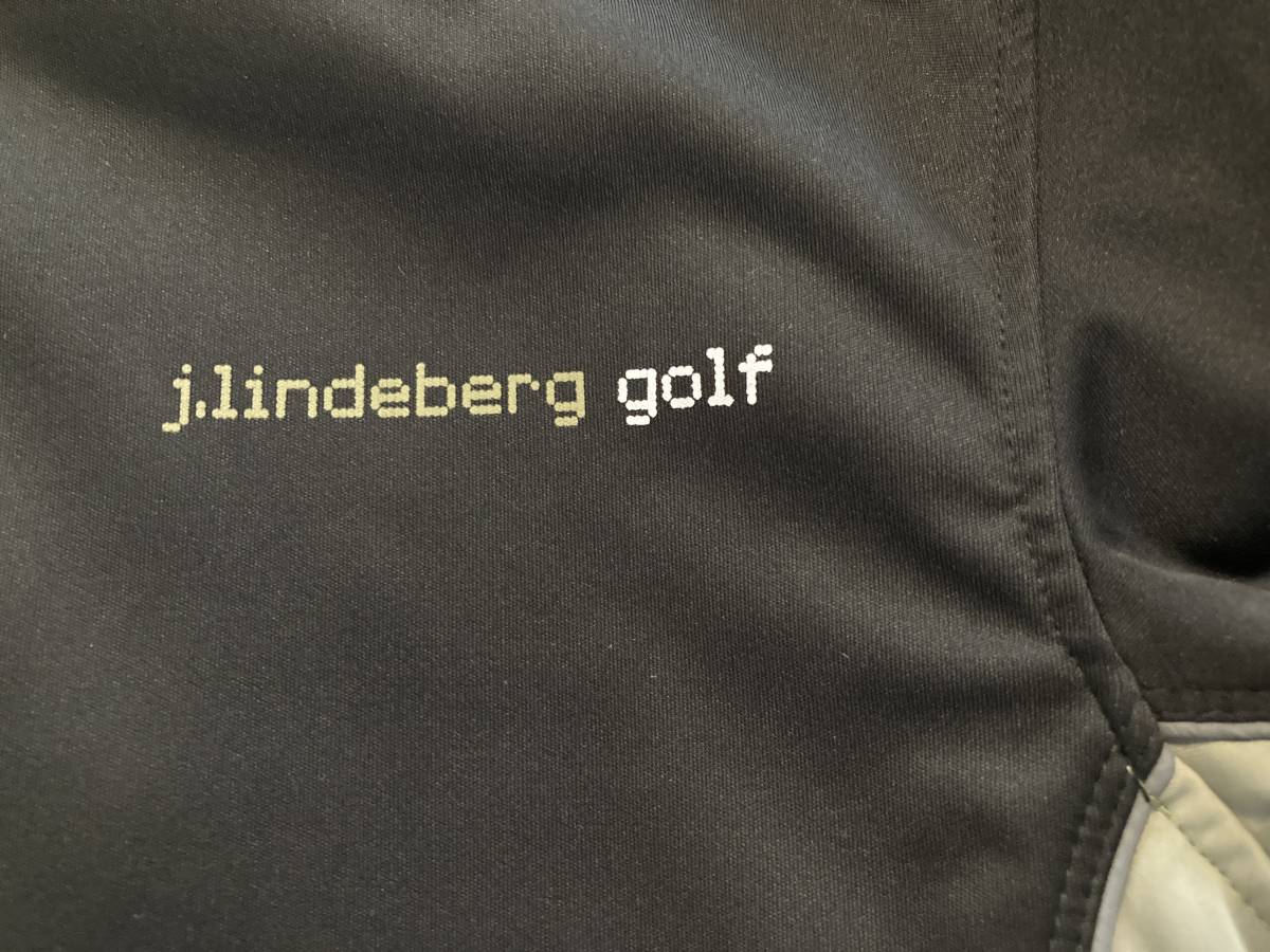 ★美品 J.LINDEBERG Jリンドバーグ ストレッチ GOLF ゴルフ ZIPジャケット S ブラック オリーブ ジャンパー ゴルフウエア 裏地メッシュ_画像5