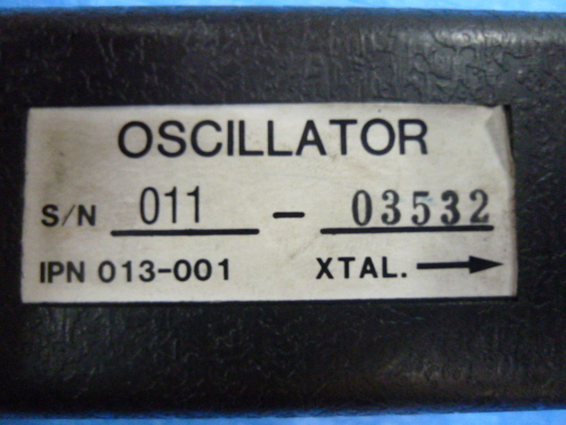 中古現状渡品 INFICON LEYBOLD-HERAEUS 水晶式膜厚計用 オシレーター OSCILLATOR INP 013-001_画像2