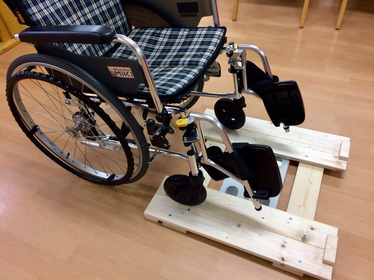 介護 グループホーム必見 車椅子用体重計セット 送料無料