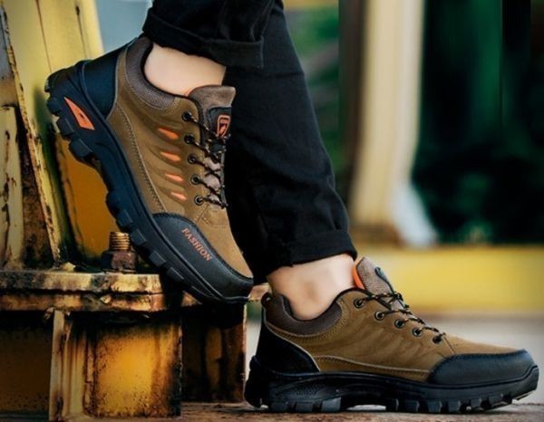  обувь [27cm][ чай ] mountain мужской уличная обувь альпинизм обувь высокий King кемпинг спорт ходьба спортивные туфли 