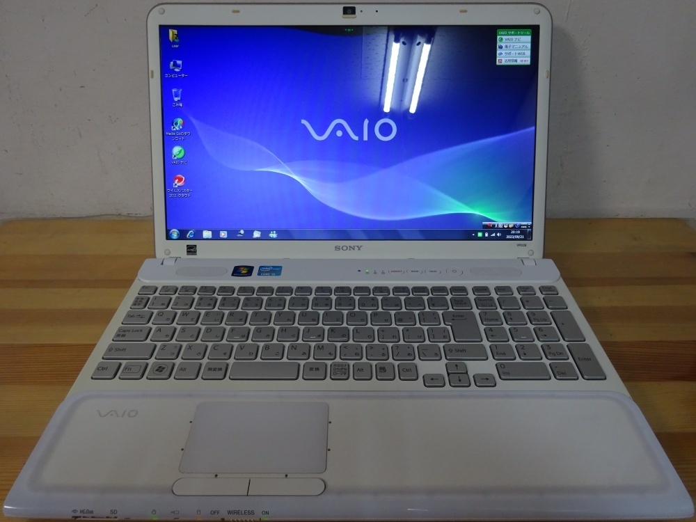 ソニーノートパソコン VAIO VPCCB28FJ/Core i5-2410M 2 3GHz/4GB/640GB