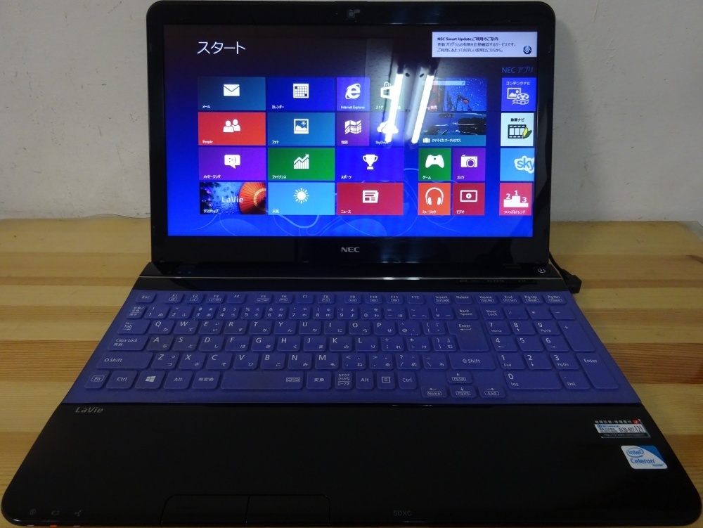 NEC ノート パソコン LaVie S PC-LS150LS6B/Cele 1000M 1.8GHz/4GB/750GB/中古特価良品